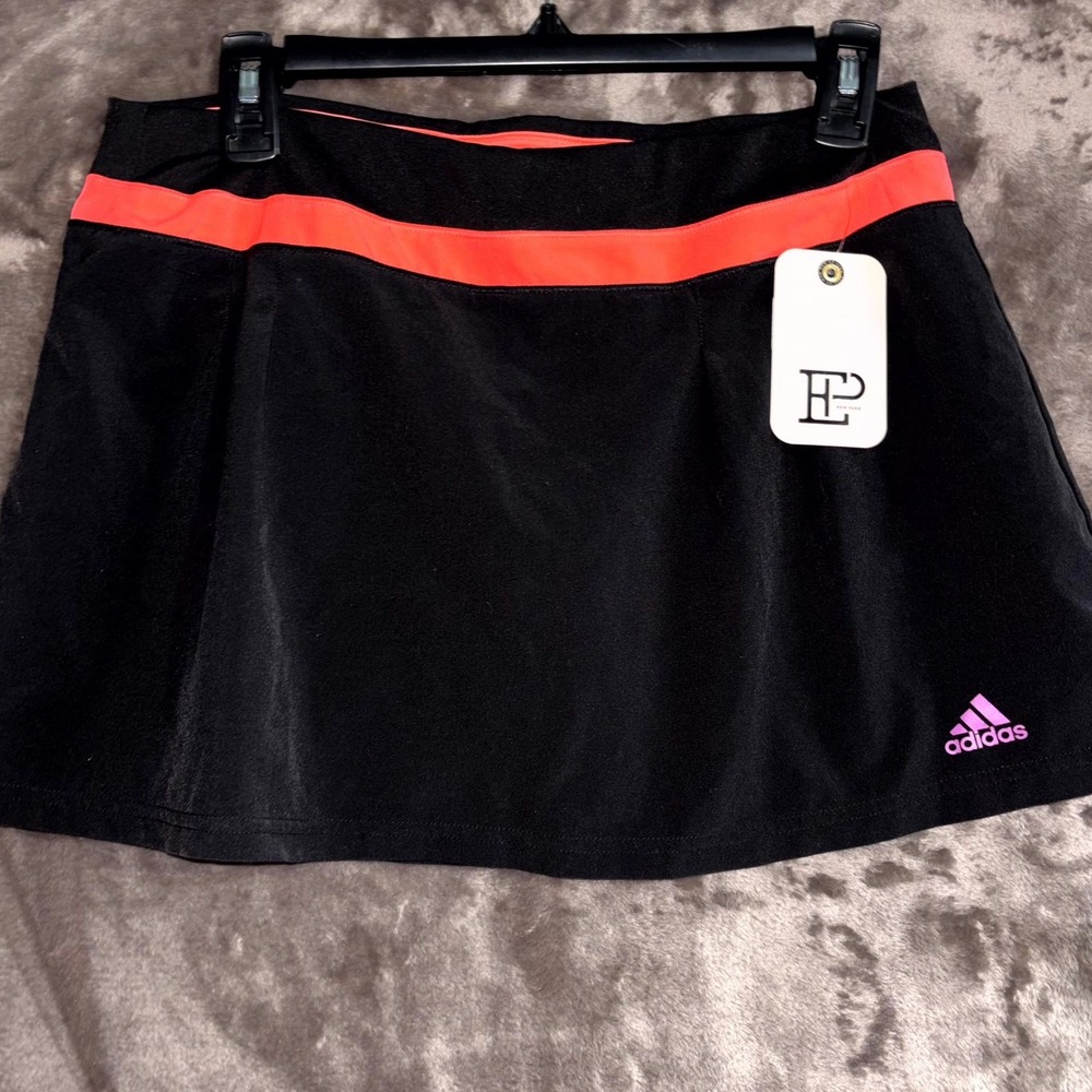 Adidas EP New York Climalite Compression Skort Women Small Black Built in Shorts